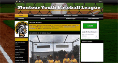 Desktop Screenshot of montouryouthbaseball.com